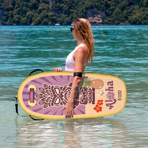 Dětské nafukovací Paddle Board Bodyboard pro žlutý Totem