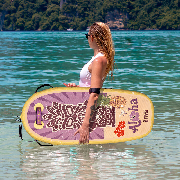 Dětské nafukovací Paddle Board Bodyboard pro žlutý Totem