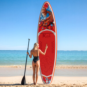 Nafukovací Surfing Paddle Board 11' - Sup Koi Pomerančový