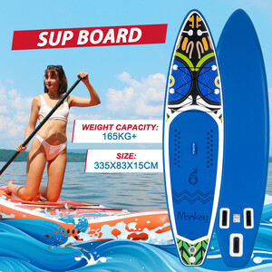 Nafukovací Surfing Paddle Board 11' – Opičí modrá