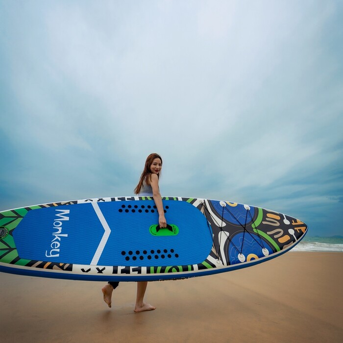 Nafukovací Surfování Paddle Board 11'6 Short Opičí modrá