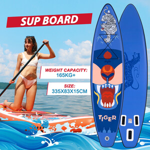 Nafukovací Surfing Paddle Board 11' - Tiger Blue